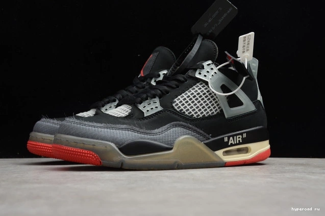 White Air 4 x Retro Off Jordan Bred CV9388-001 0712